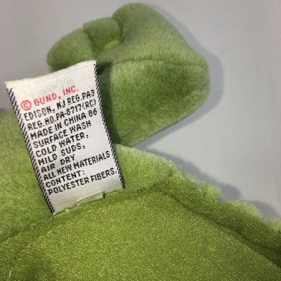 Gund Hand Puppet Frog Plush Green Stuffed Animal World Wildlife Fund WWF Froggy - Picture 7 of 12